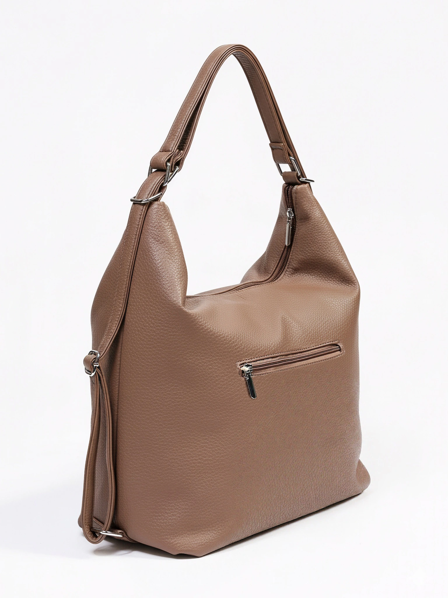 Сумка-шоппер  с регулируемыми ручками и накладными карманами в ассортименте